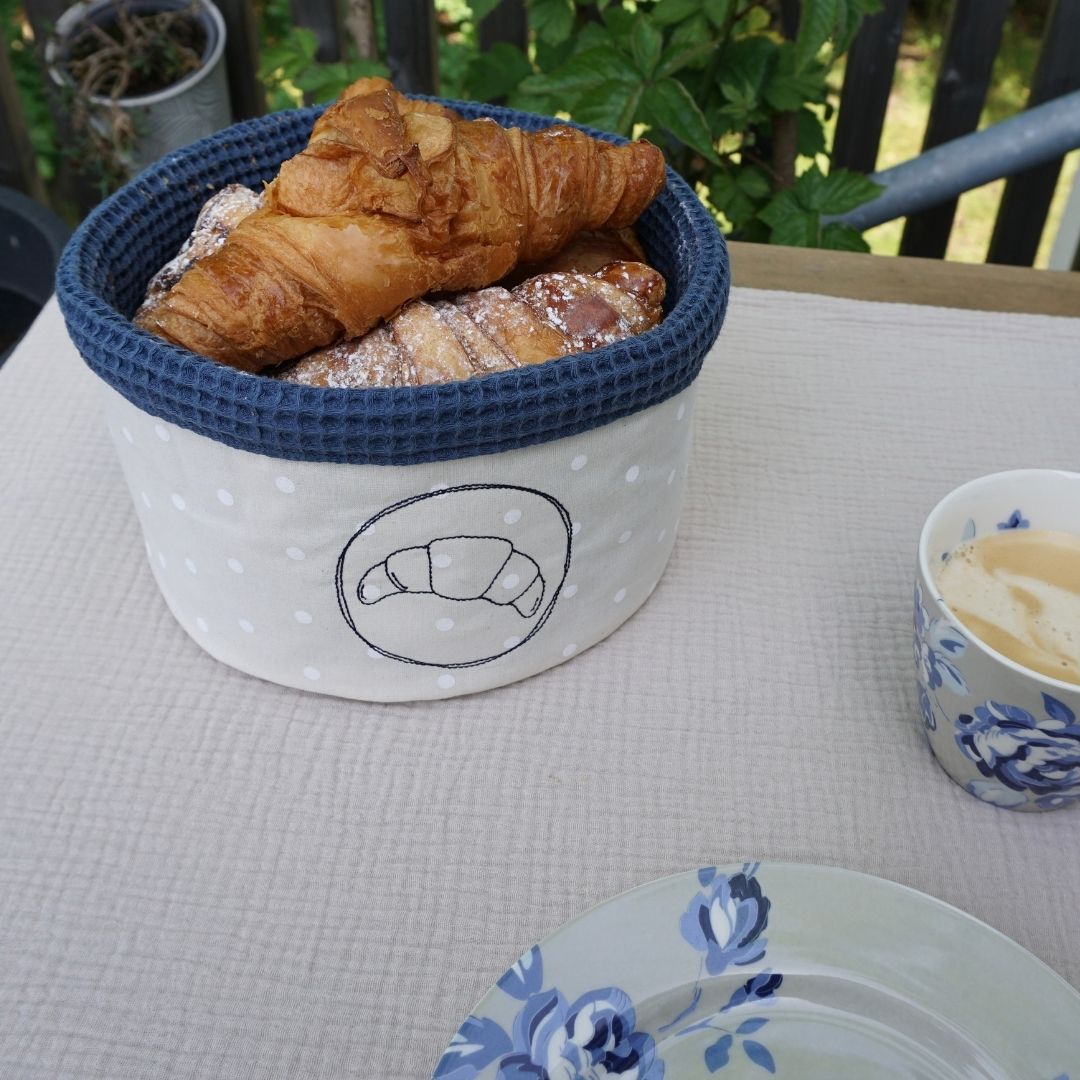 Croissant bonjour - Stickdatei