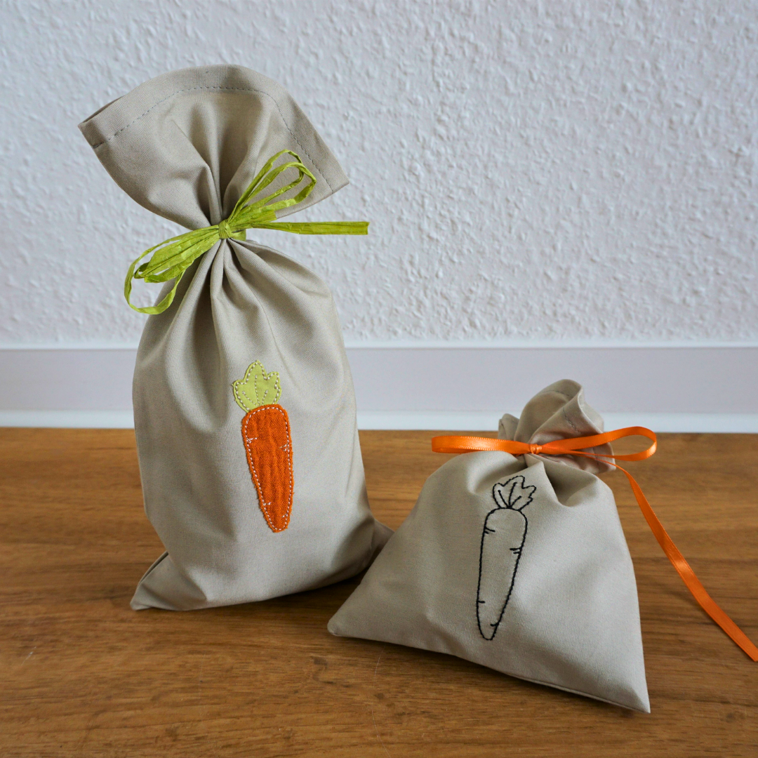 Karotte / Möhre - Doodle Stickdatei