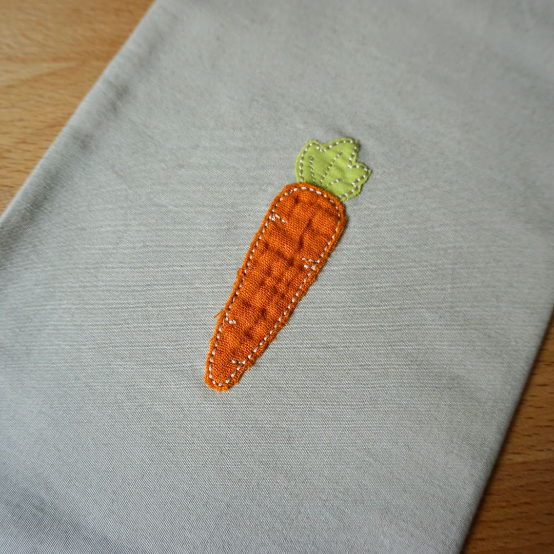 Karotte / Möhre - Doodle Stickdatei