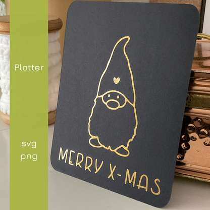 Goldener Wichtel merry xmas